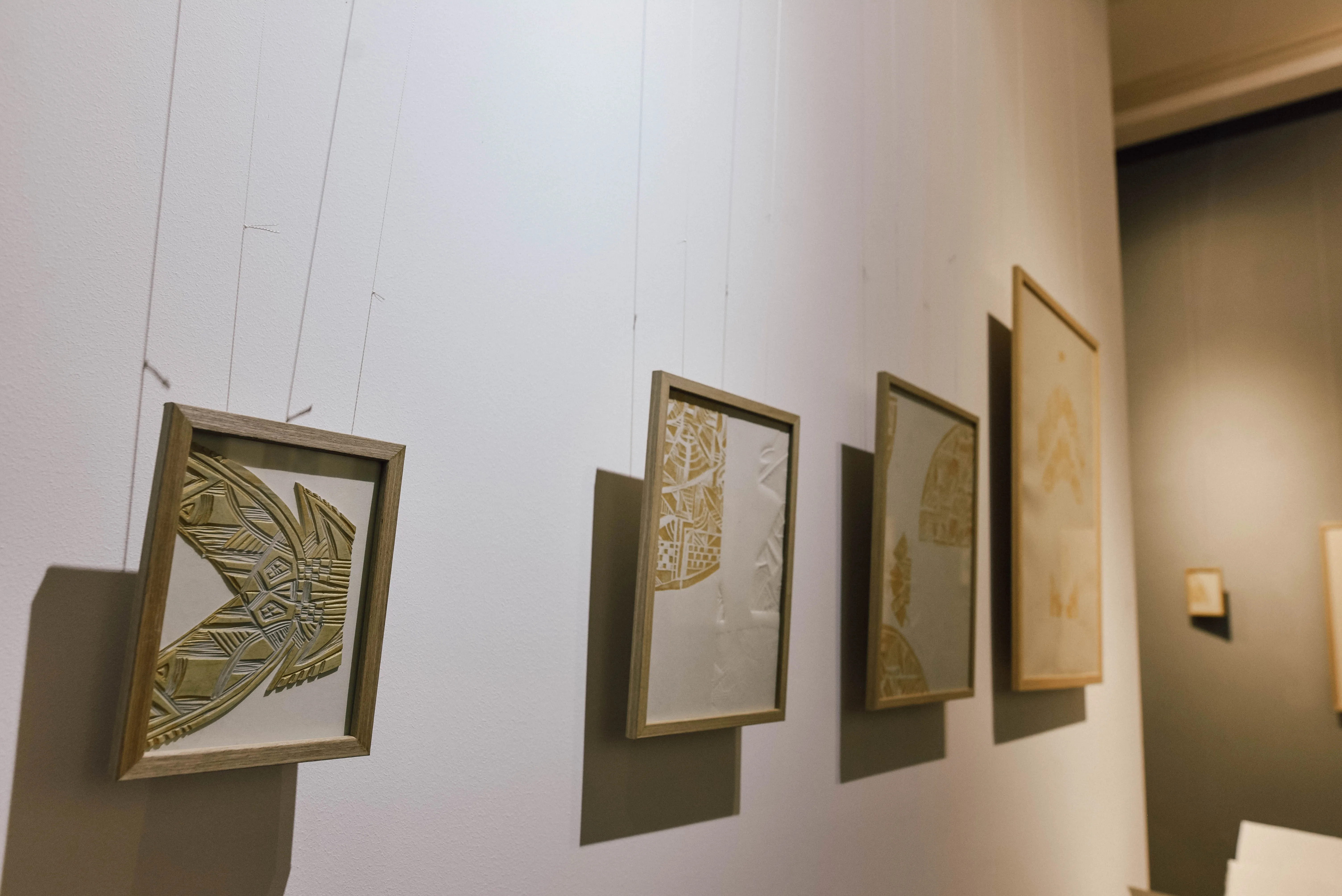 Image of Visible/invisible by Dzvinka Zagayska, a Printed Graphics, based in Lviv / Green Sofa