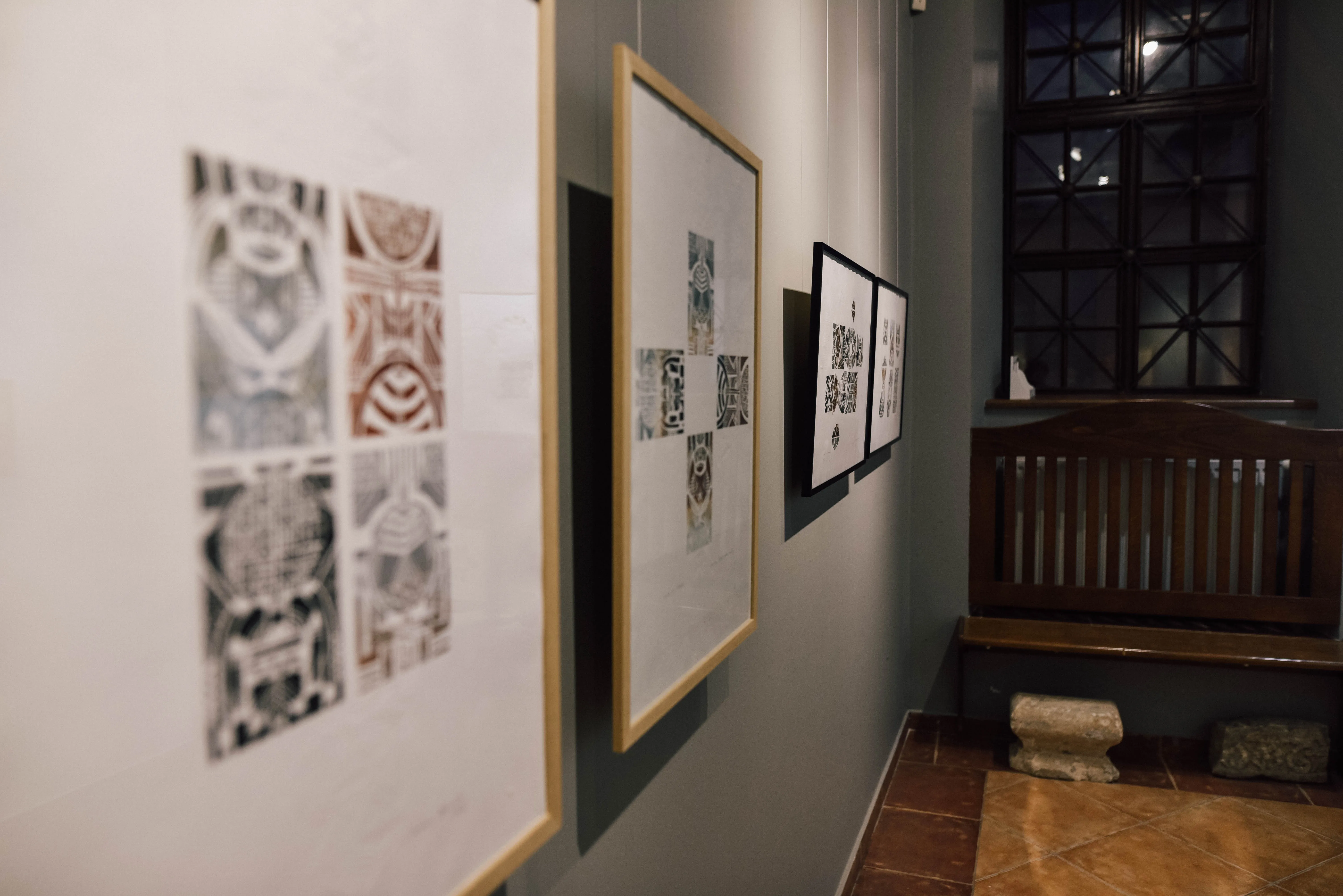 Image of Visible/invisible by Dzvinka Zagayska, a Printed Graphics, based in Lviv / Green Sofa