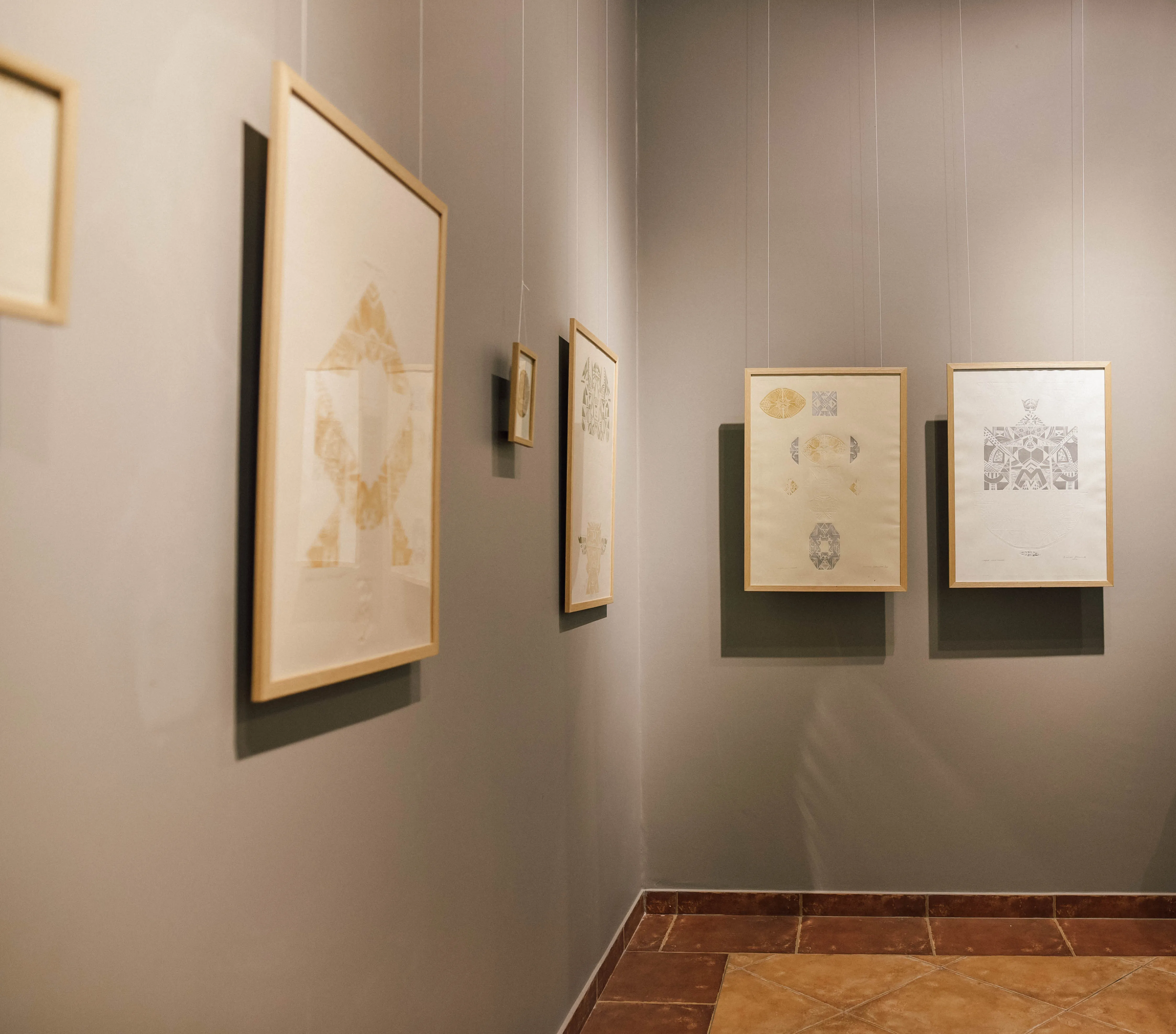 Image of Visible/invisible by Dzvinka Zagayska, a Printed Graphics, based in Lviv / Green Sofa