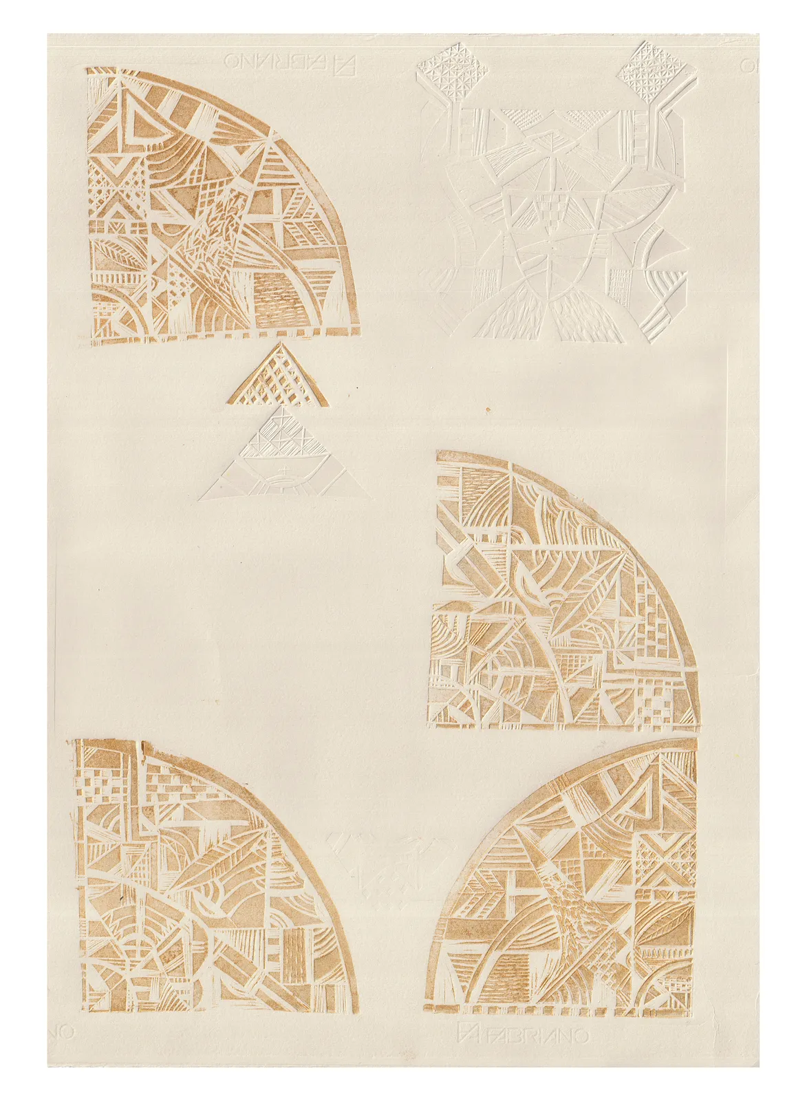 Image of visible/invisible by Dzvinka Zagayska, size: 60/70, made of Lino cut / Blind embossing, Graphics medium, from Lviv, part of the visible/invisible series, priced at $250 (≈ 11,200 грн)