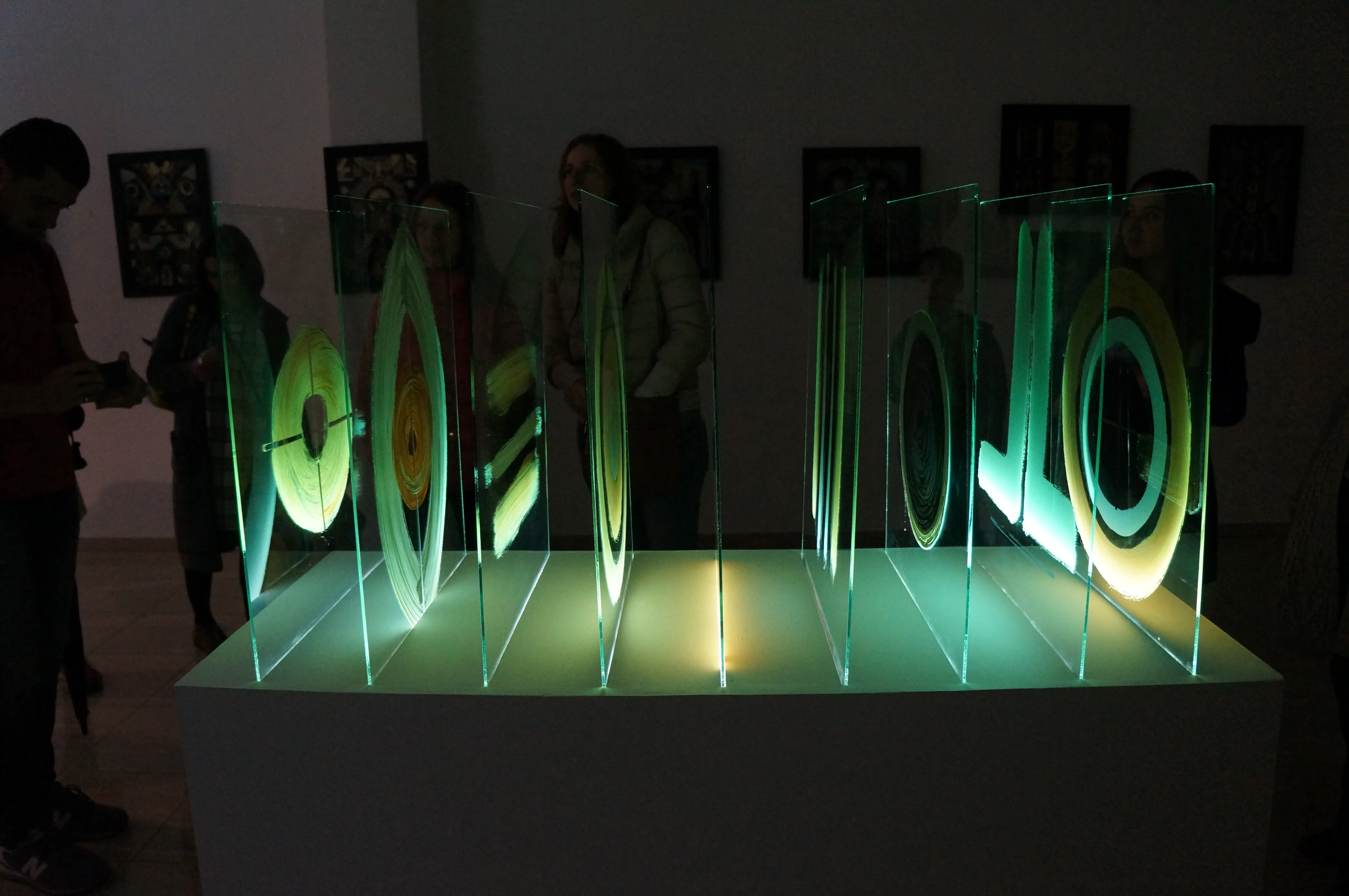 Image of Symmetry by Dzvinka Zagayska, a Painting on glass / oil, based in Lviv