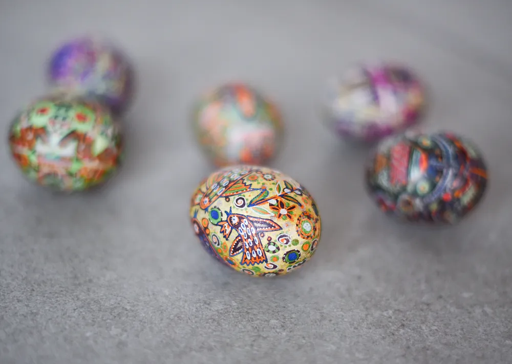Cover image of EASTER EGGS 2020 by Dzvinka Zagayska, a Pysanky, based in Lviv