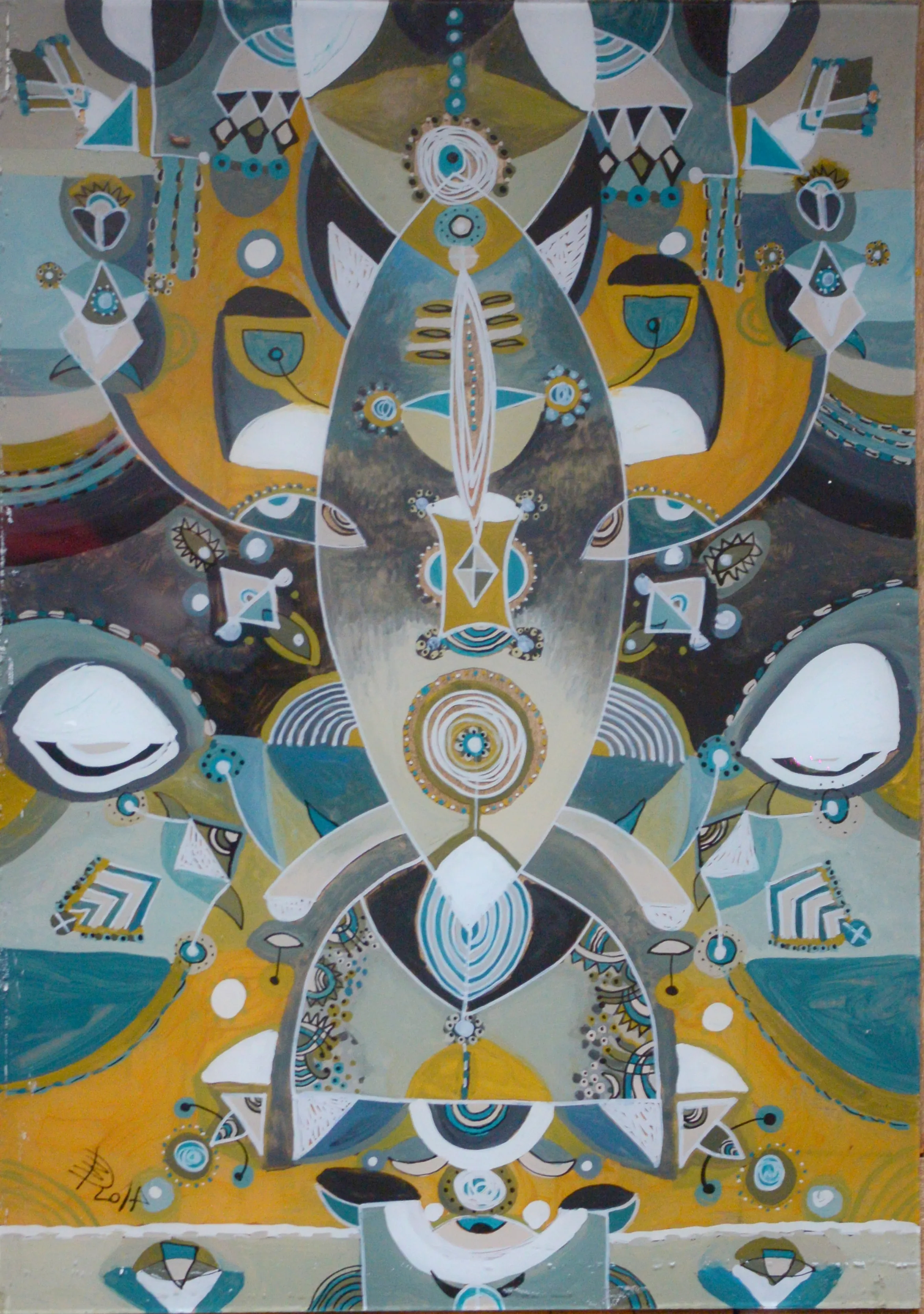 Image of 2014-2015 by Dzvinka Zagayska, a Painting on glass / oil, based in Lviv