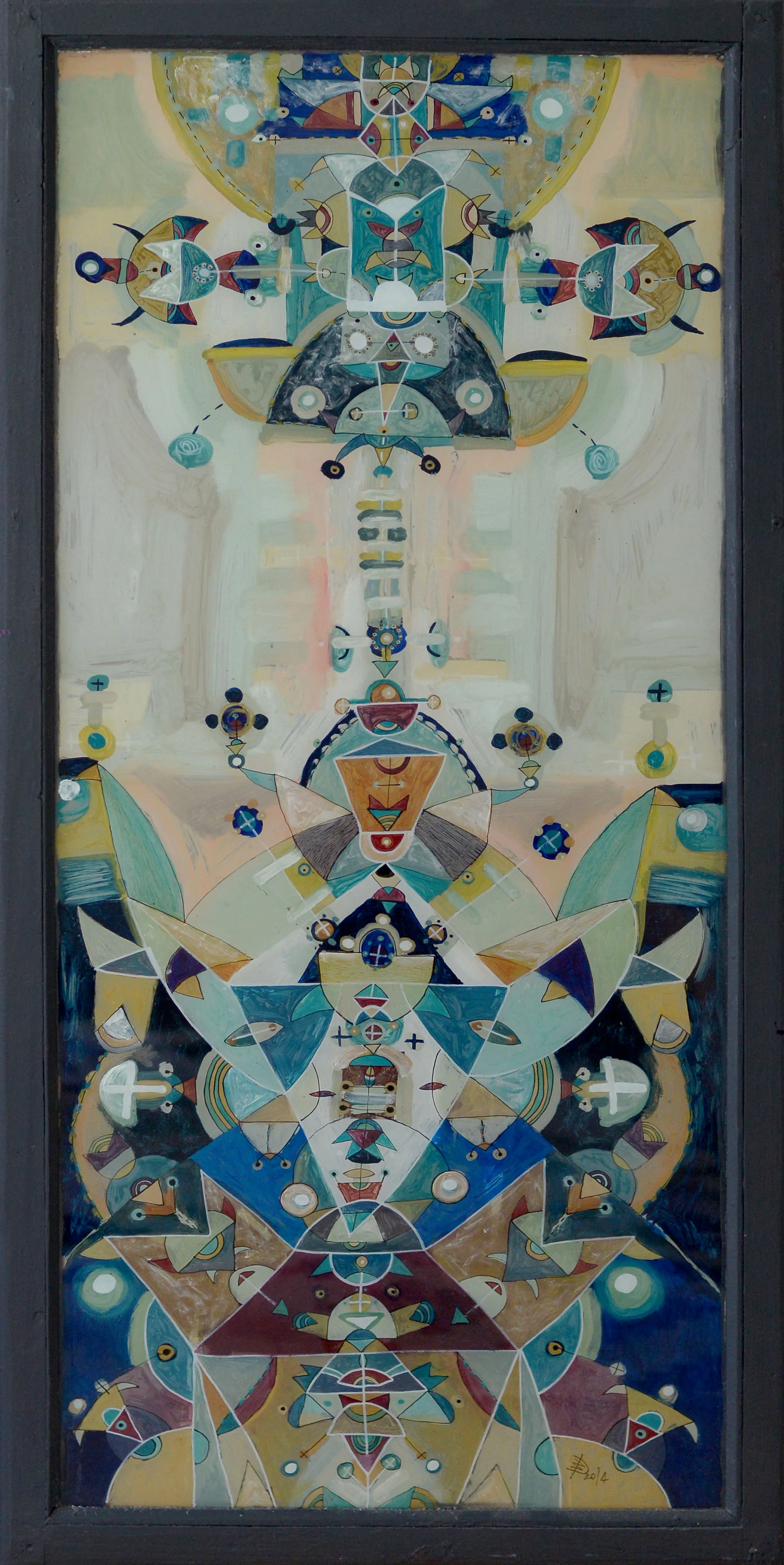 Image of 2014-2015 by Dzvinka Zagayska, a Painting on glass / oil, based in Lviv
