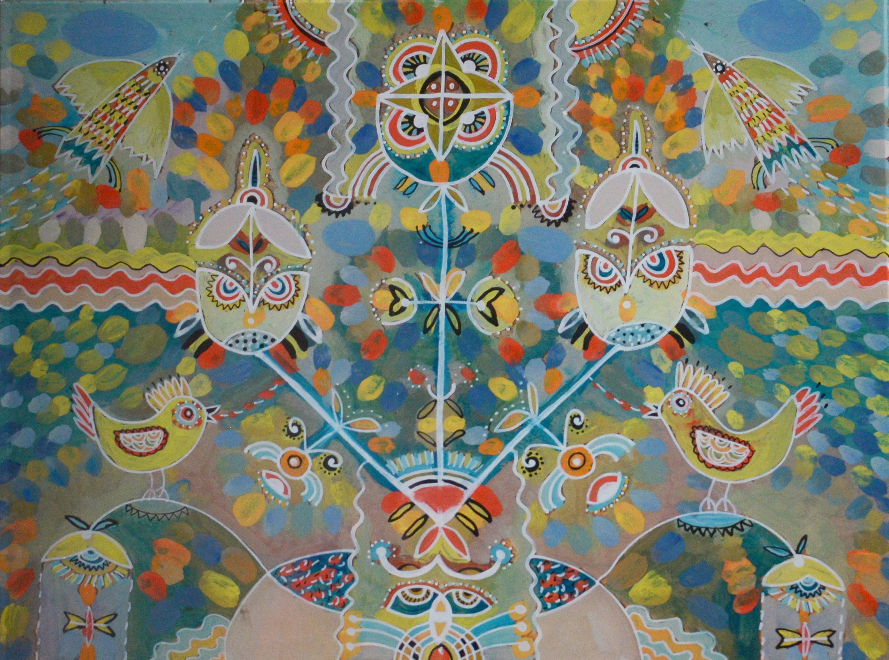 Image of 2014-2015 by Dzvinka Zagayska, a Painting on glass / oil, based in Lviv