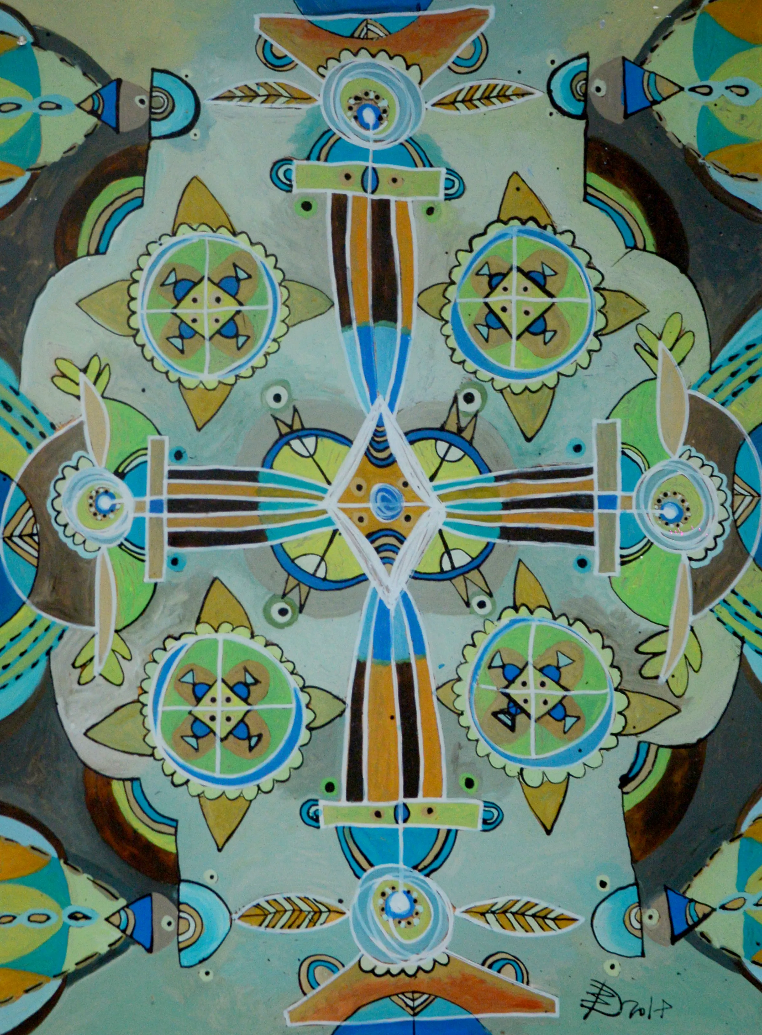 Image of 2014-2015 by Dzvinka Zagayska, a Painting on glass / oil, based in Lviv