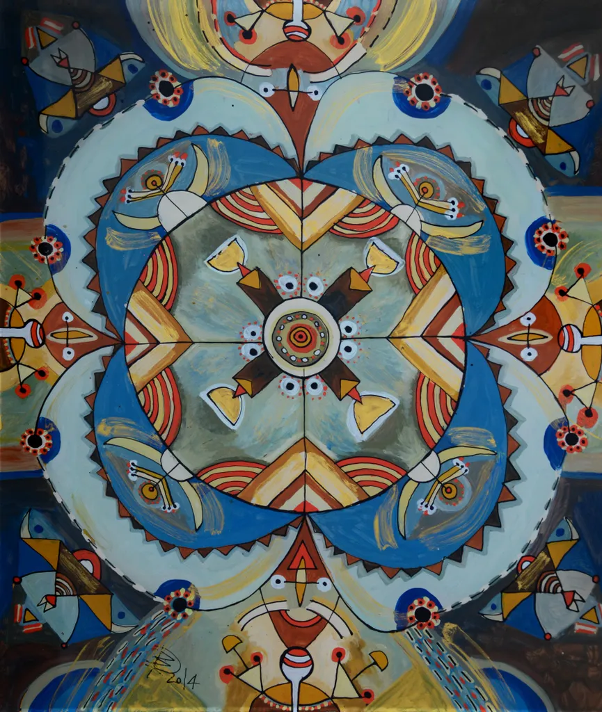 Image of 2014-2015 by Dzvinka Zagayska, a Painting on glass / oil, based in Lviv