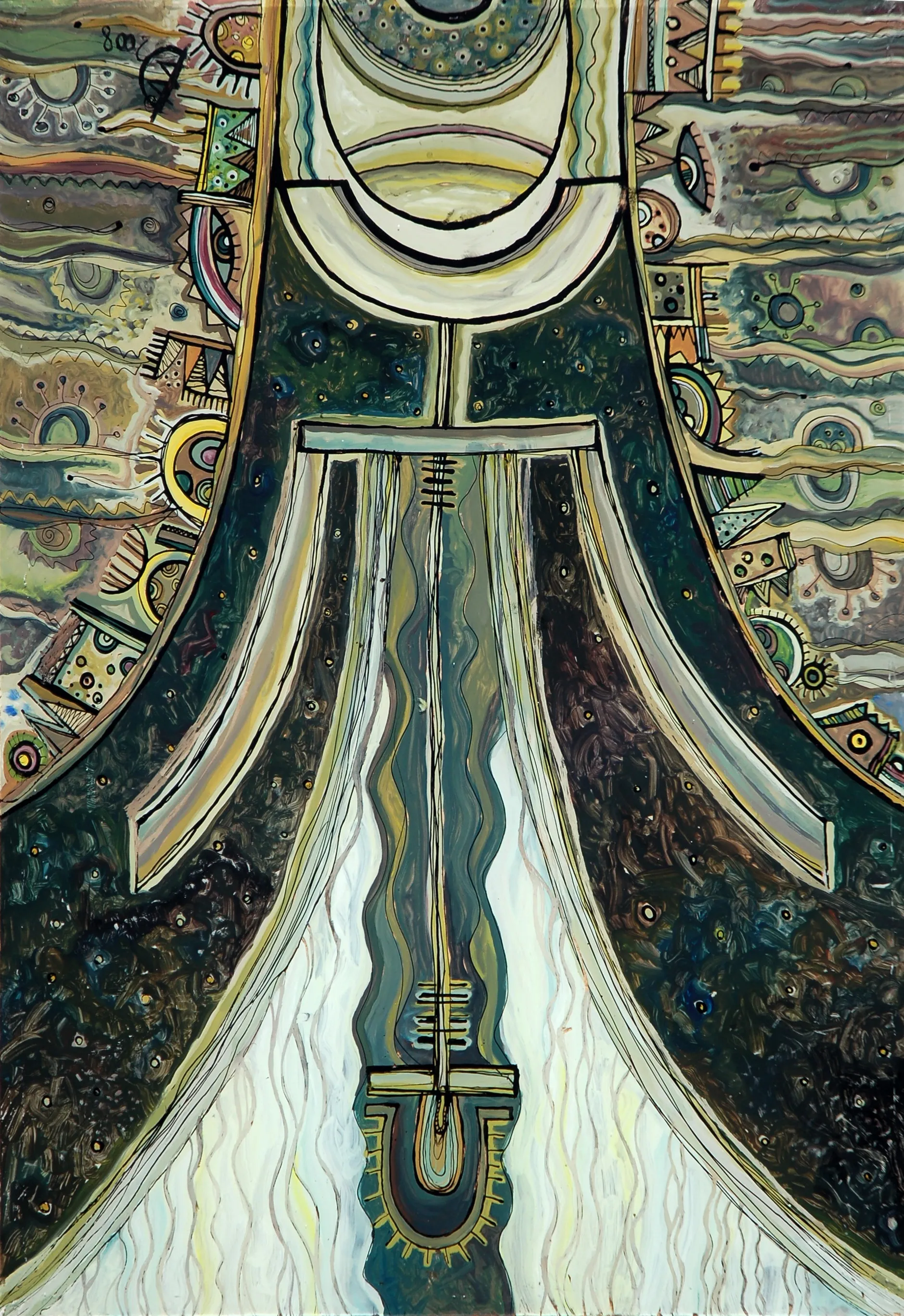 Image of SIGNS by Dzvinka Zagayska, a Painting on glass / oil, based in Drohobych
