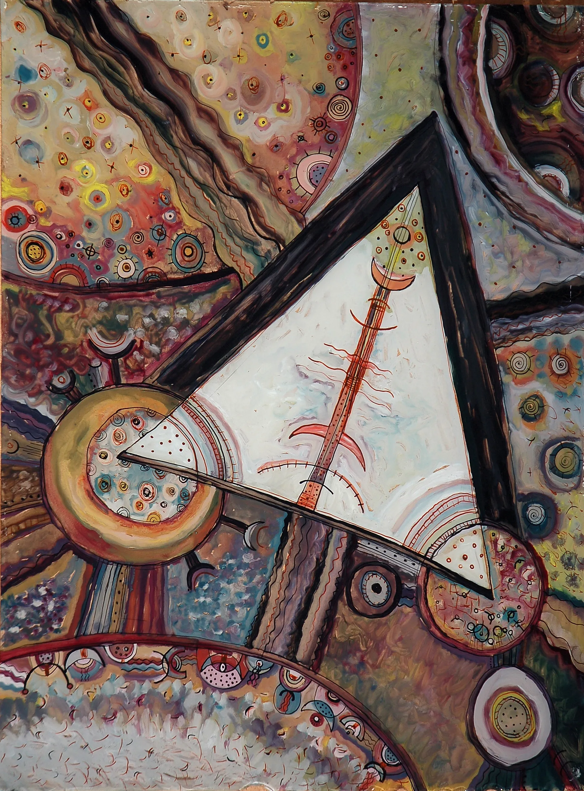 Image of SIGNS by Dzvinka Zagayska, a Painting on glass / oil, based in Drohobych