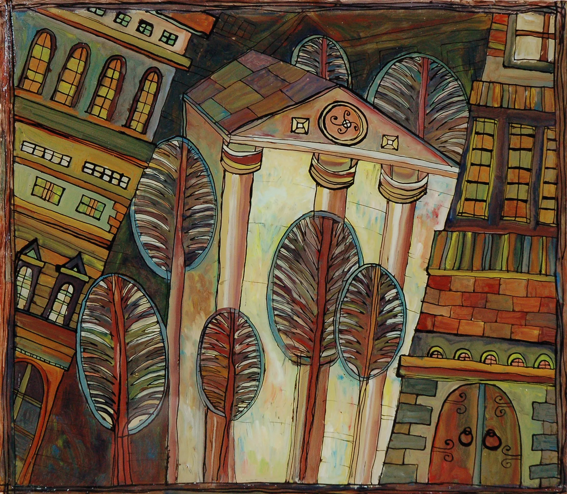 Image of SIGNS by Dzvinka Zagayska, a Painting on glass / oil, based in Drohobych
