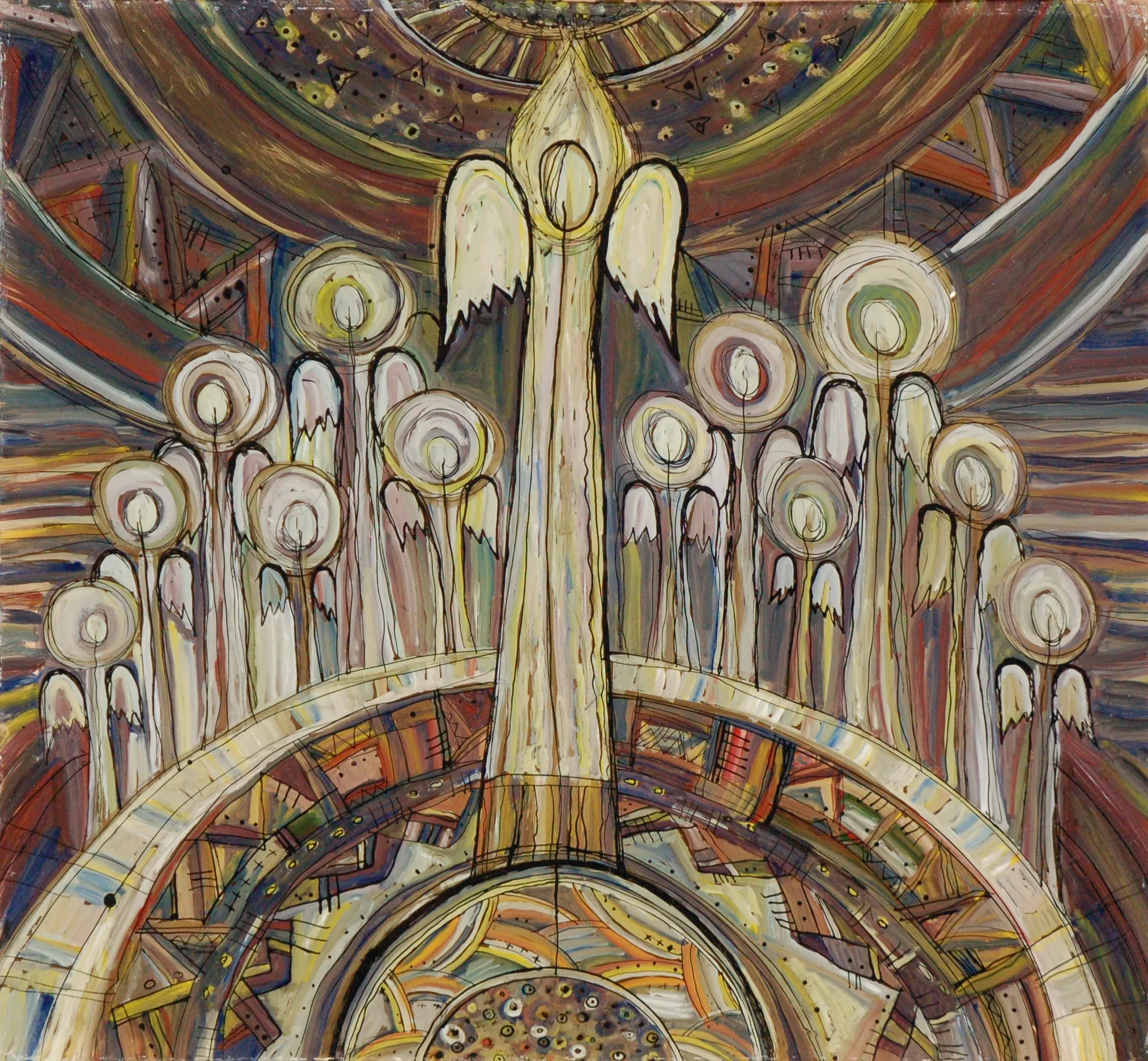 Image of SIGNS by Dzvinka Zagayska, a Painting on glass / oil, based in Drohobych